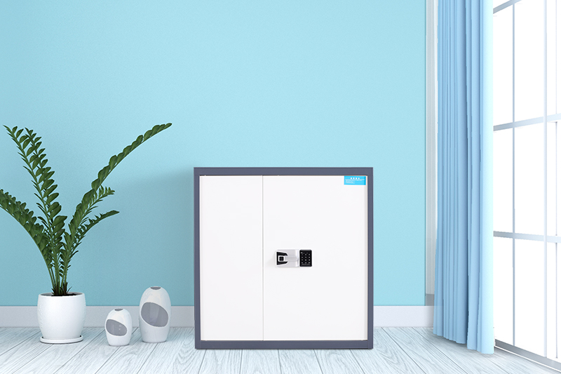 單節(jié)保密柜灰套白