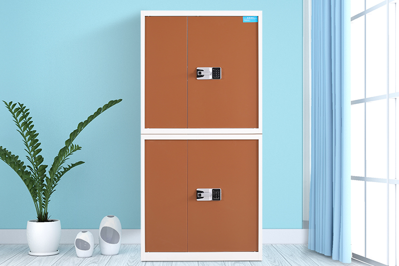 分雙節(jié)保密柜白套咖