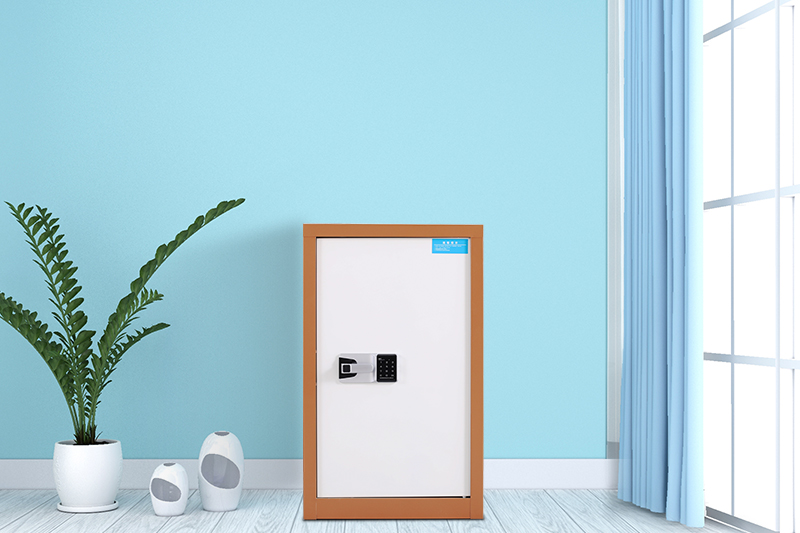 單門保密柜咖套白