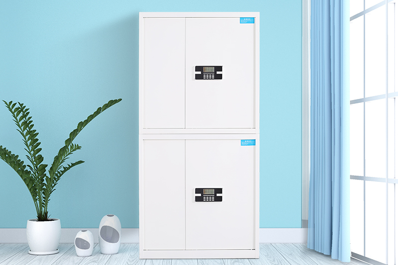 分雙節(jié)國寶鎖保密柜瓷白色