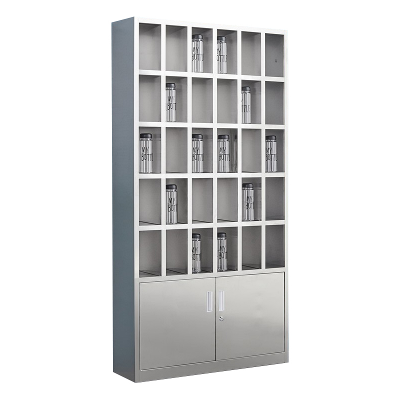 30格不銹鋼水杯柜