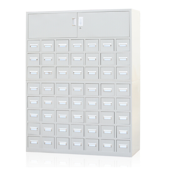 56抽168味中藥柜 啞光白