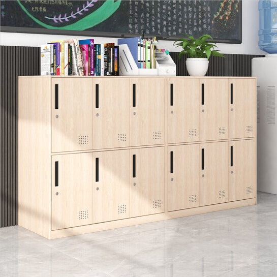 6門書包柜*淺櫻桃