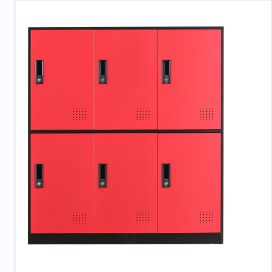 6門書(shū)包柜*紅色