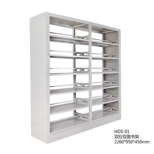 雙柱雙面書架
