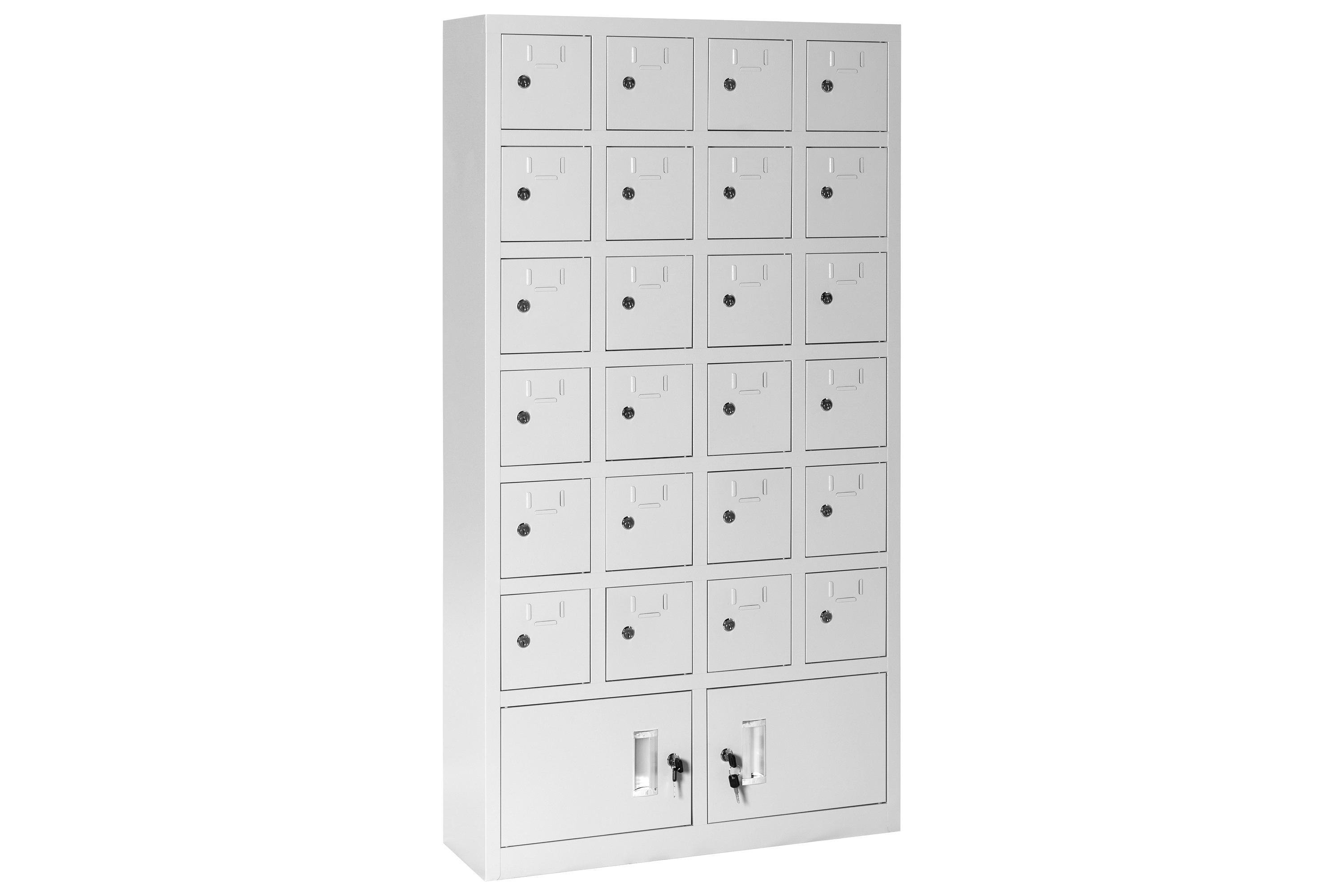 24門鐵門手機(jī)存放/充電柜