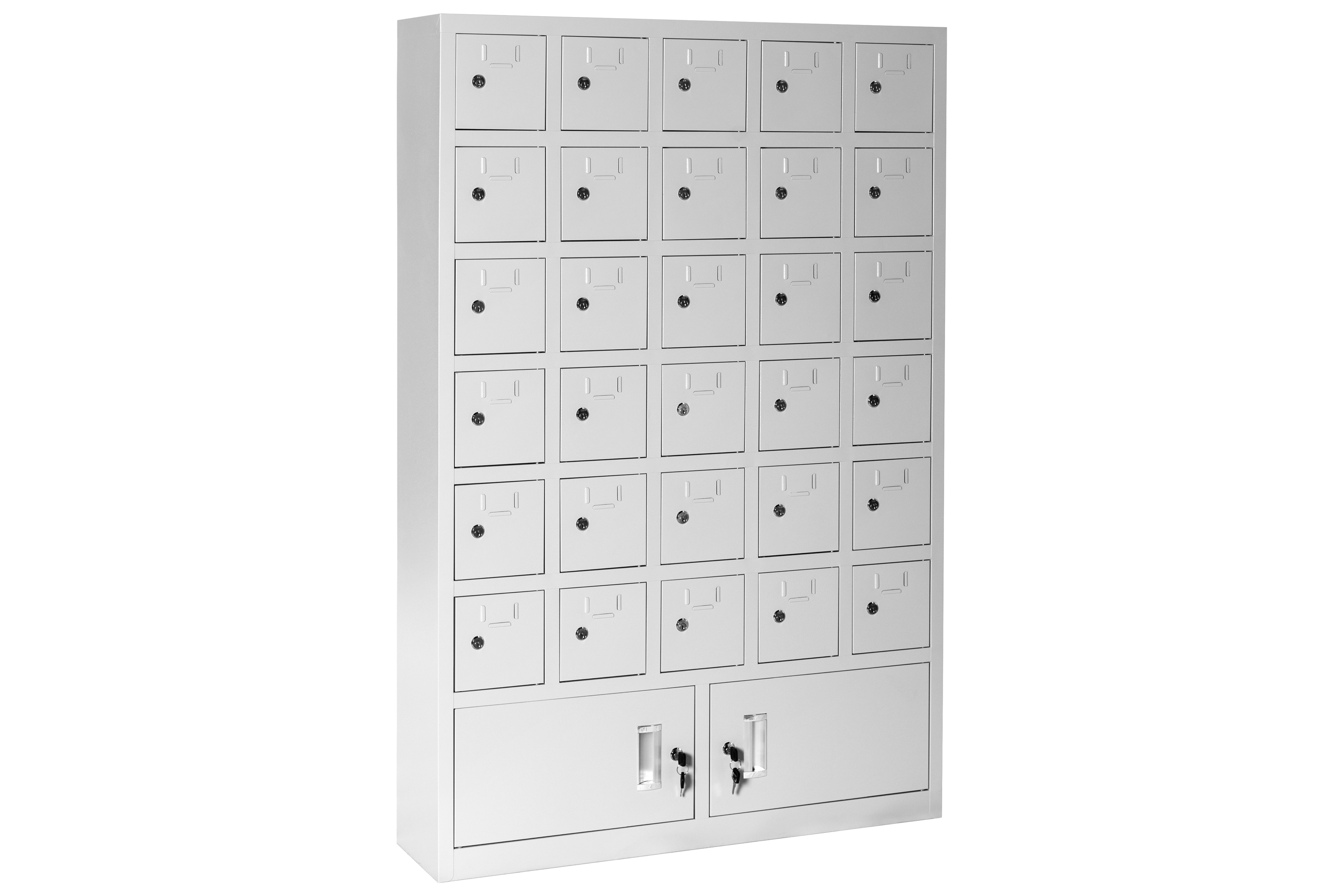 30門鐵門下檔手機(jī)存放/充電柜