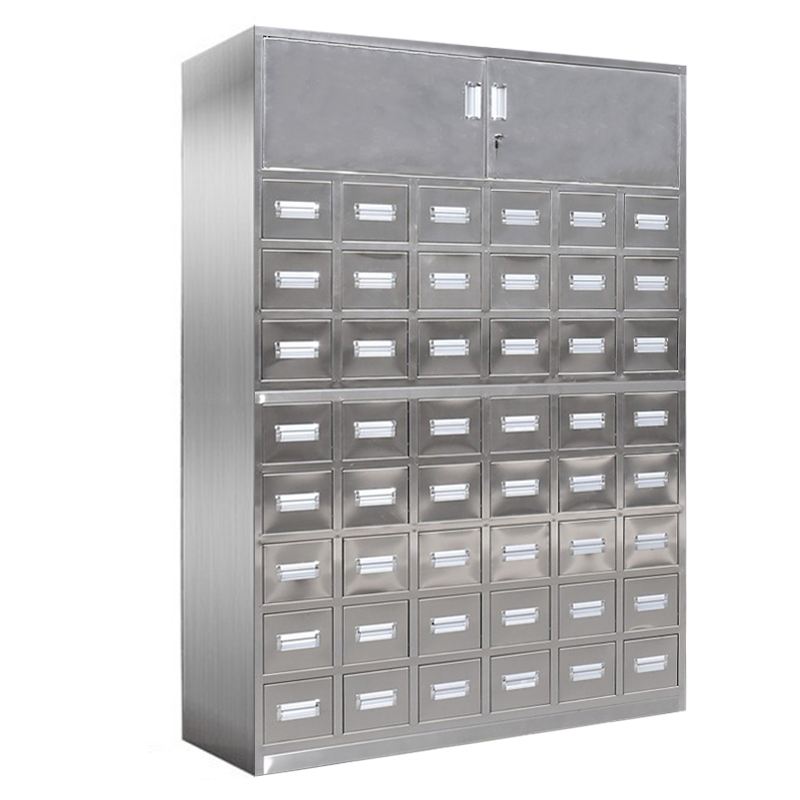 48門不銹鋼中藥柜